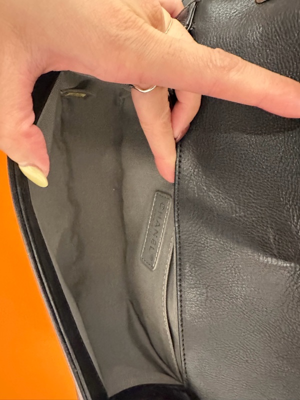 Chanel leboy 銀25公分-黑色-13