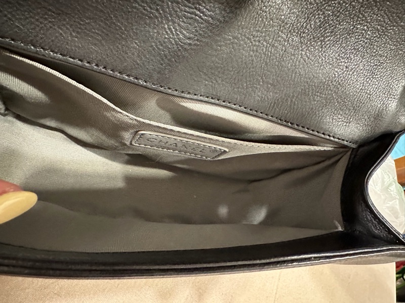 Chanel leboy 銀25公分-黑色-14