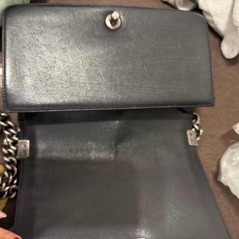 Chanel leboy 銀25公分-黑色-19