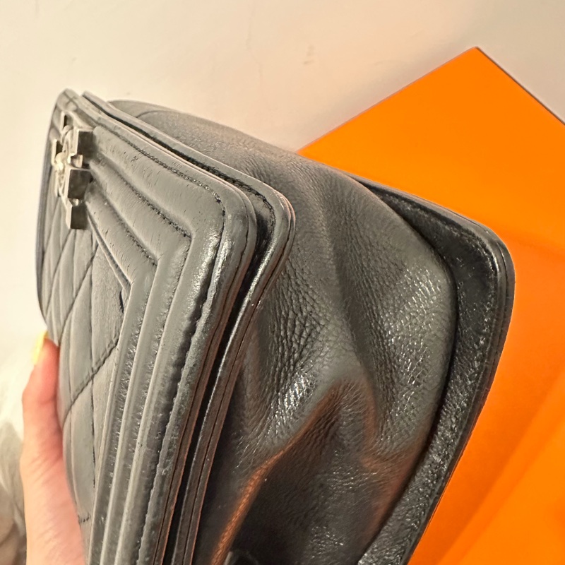 Chanel leboy 銀25公分-黑色-20