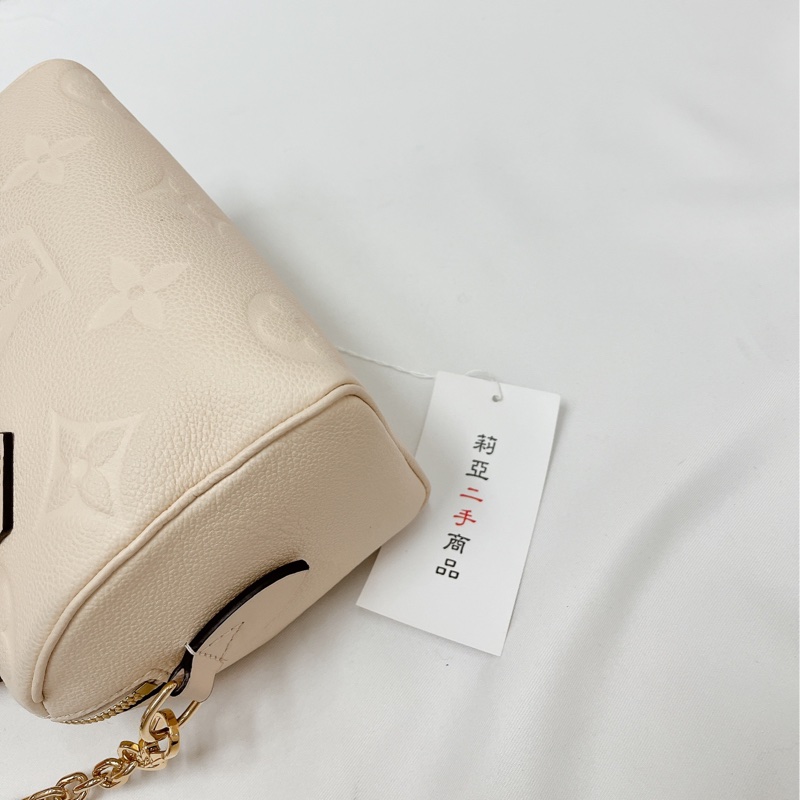 莉亞精品♡LV M58954 Speedy 20 奶白二手-11