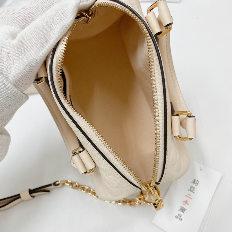 莉亞精品♡LV M58954 Speedy 20 奶白二手-16