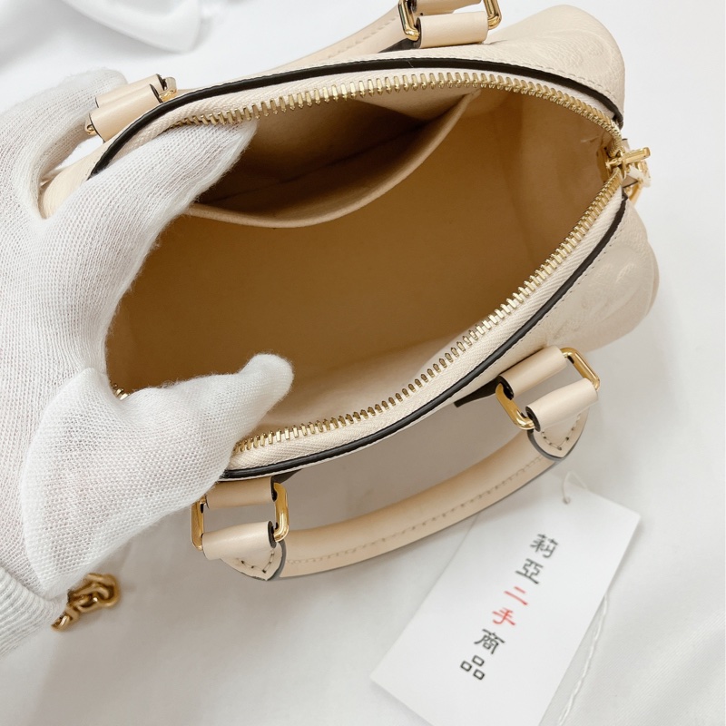 莉亞精品♡LV M58954 Speedy 20 奶白二手-17