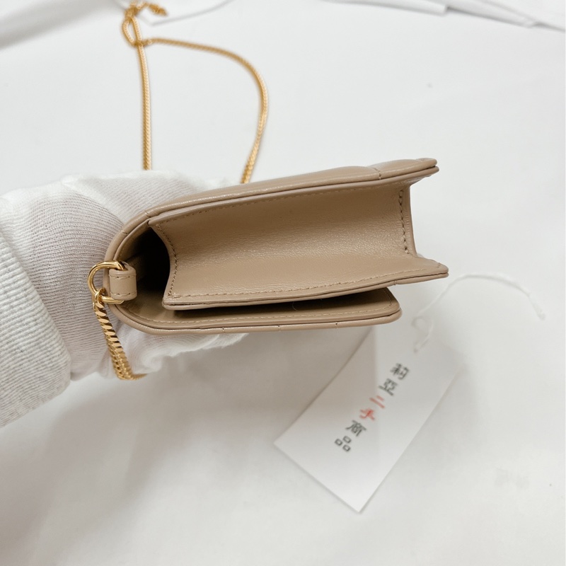 莉亞精品♡Burberry 米色鏈條包 Lola奶茶色 二手-6