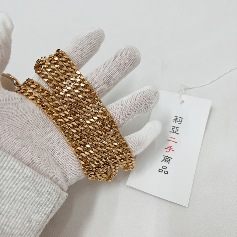 莉亞精品♡Burberry 米色鏈條包 Lola奶茶色 二手-11