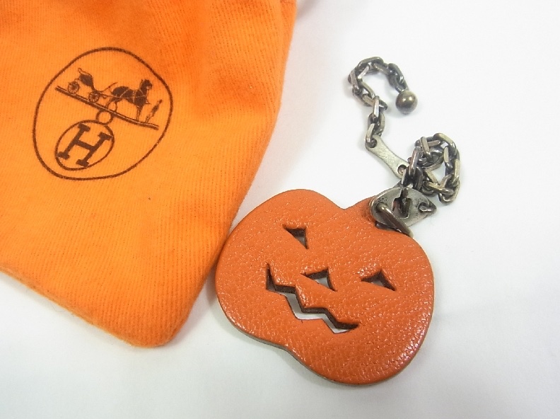 Hermes南瓜🎃吊飾鑰匙圈-0