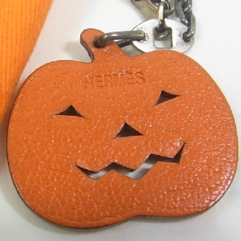 Hermes南瓜🎃吊飾鑰匙圈-4