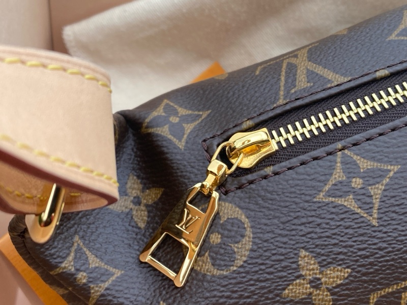 全新絕版LV老花BUMBAG MM MNG WN金釦第一代腰包胸口包M43644-6