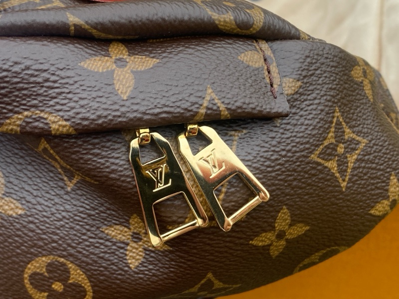 全新絕版LV老花BUMBAG MM MNG WN金釦第一代腰包胸口包M43644-17