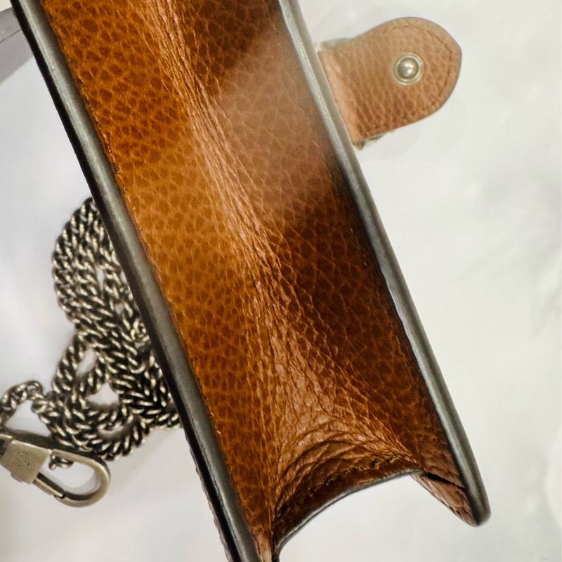 全新 GUCCI 迷你牛仔酒神包 斜背包-6