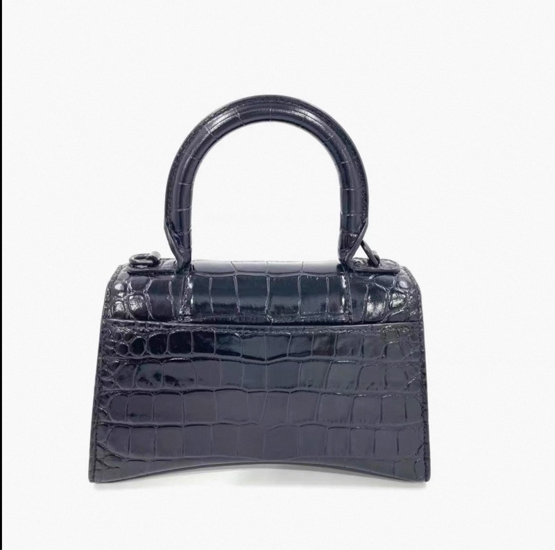 巴黎世家xs鰐魚紋沙漏包-3