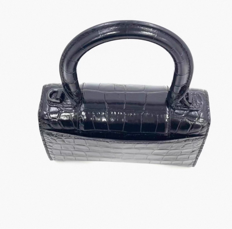 巴黎世家xs鰐魚紋沙漏包-5