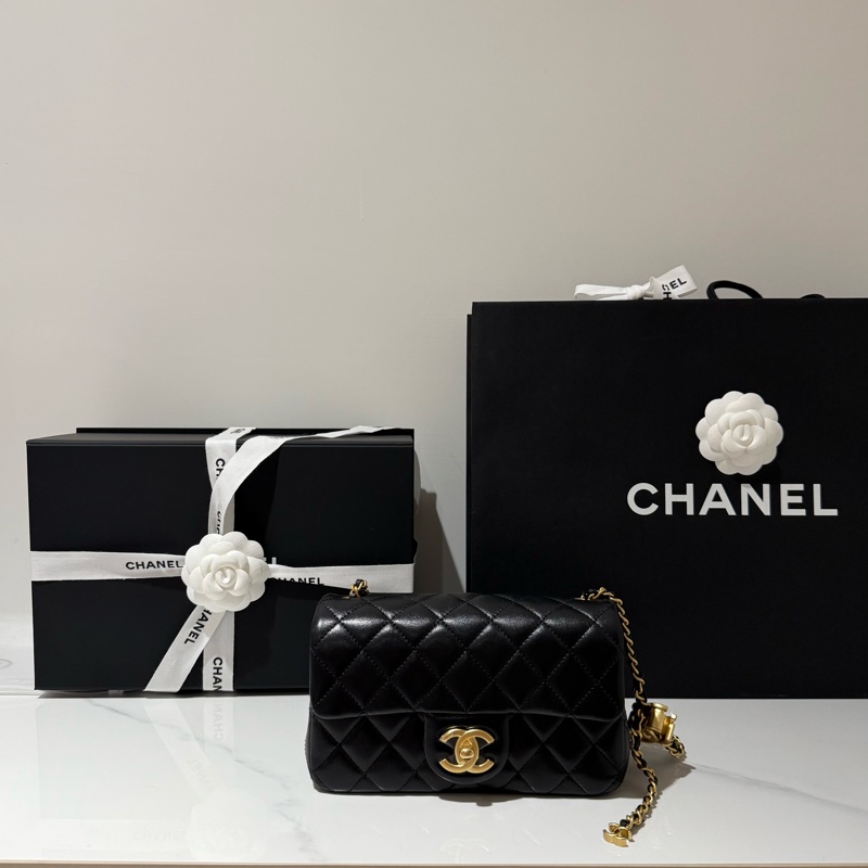 香奈兒CHANEL 雙C調節扣 CF20 方胖子25B-1