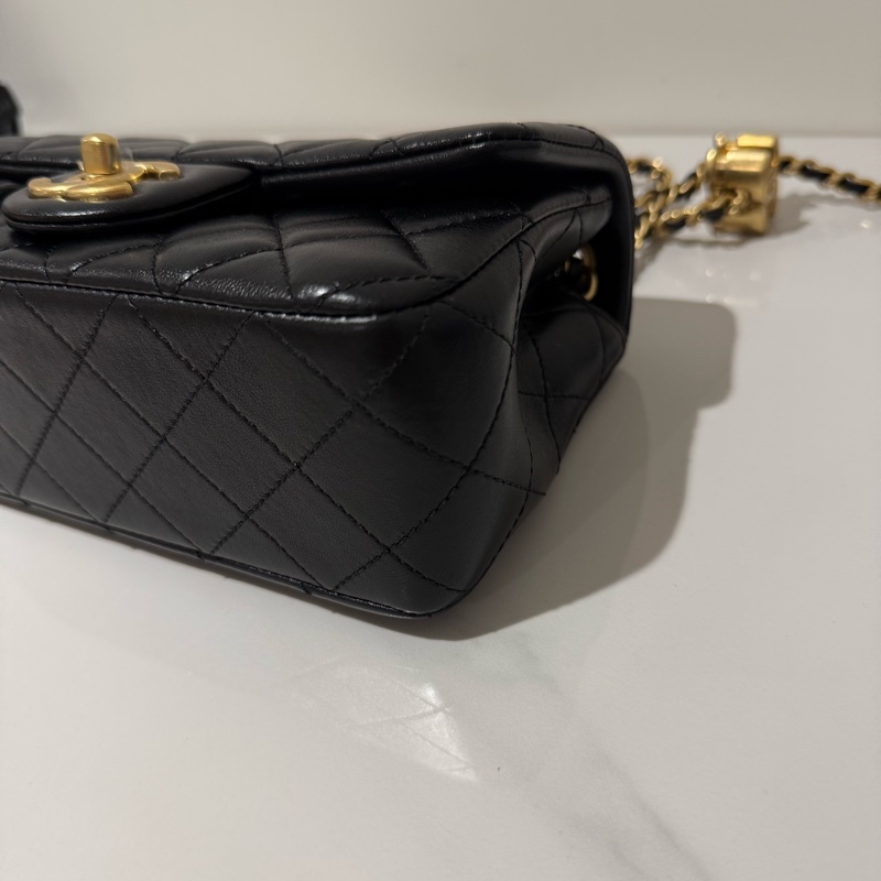 香奈兒CHANEL 雙C調節扣 CF20 方胖子25B-9