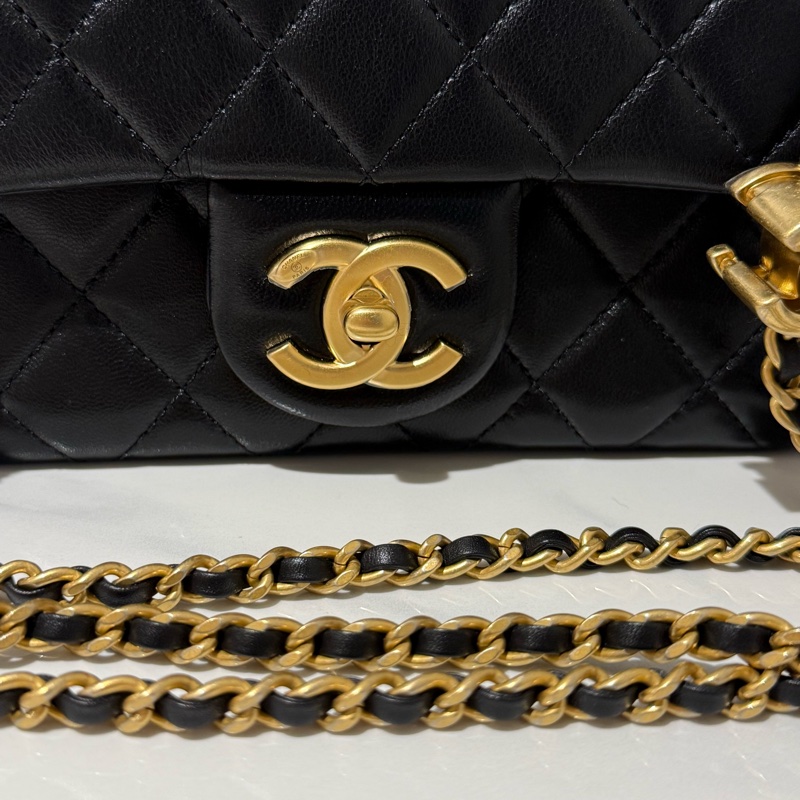 香奈兒CHANEL 雙C調節扣 CF20 方胖子25B-14