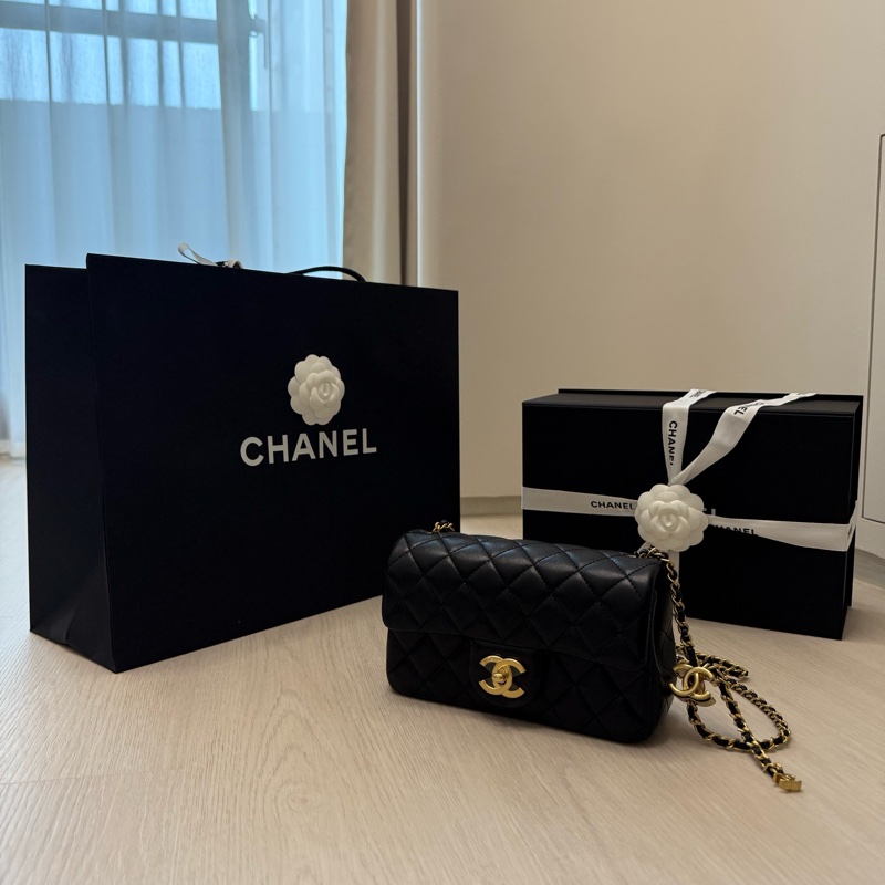 香奈兒CHANEL 雙C調節扣 CF20 方胖子25B-16