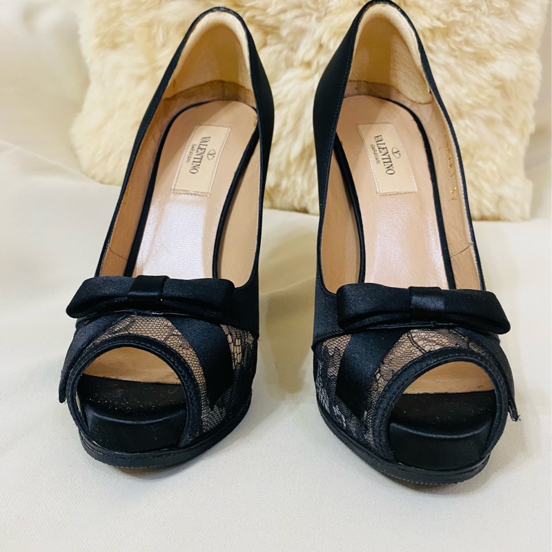 Valentino 極致性感網紗高跟鞋-9