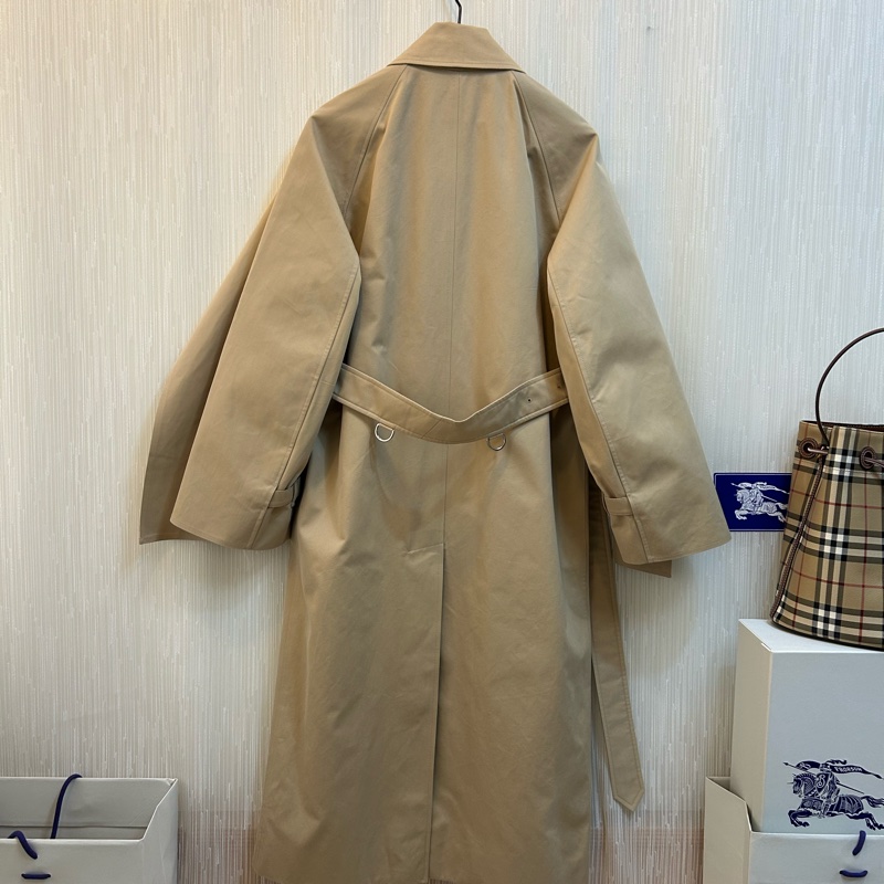 BURBERRY英國蜜色斗篷袖風衣UK2-4