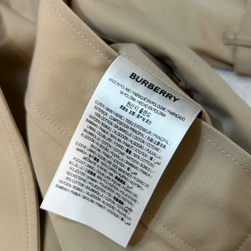 BURBERRY英國蜜色斗篷袖風衣UK2-15