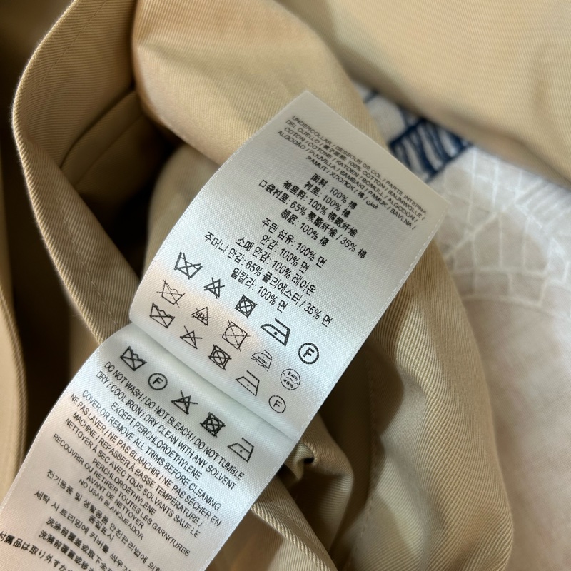 BURBERRY英國蜜色斗篷袖風衣UK2-16