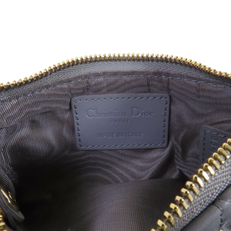 Dior 牛皮皮革Coin Case金扣零錢包-5