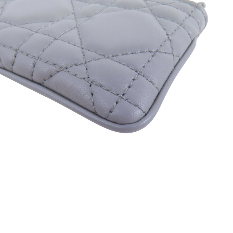 Dior 牛皮皮革Coin Case金扣零錢包-11