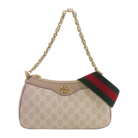 GUCCI 塗層帆布Ophidia Small金扣手挽肩背兩用袋