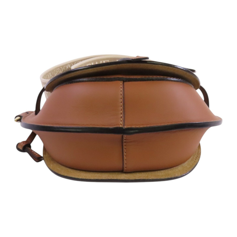 LOEWE 牛皮皮革Mini Gate肩背袋-3