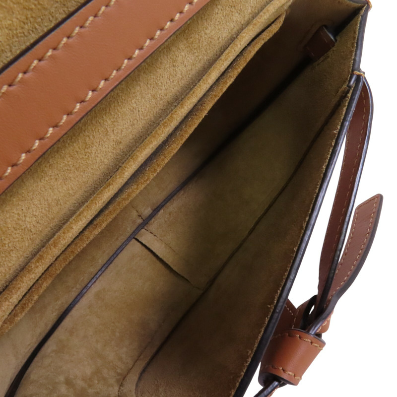 LOEWE 牛皮皮革Mini Gate肩背袋-4