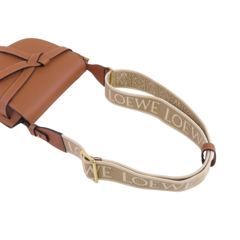 LOEWE 牛皮皮革Mini Gate肩背袋-7