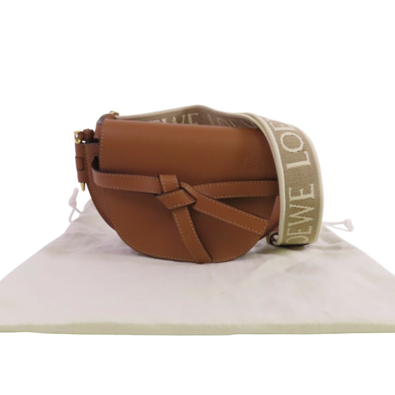 LOEWE 牛皮皮革Mini Gate肩背袋-9