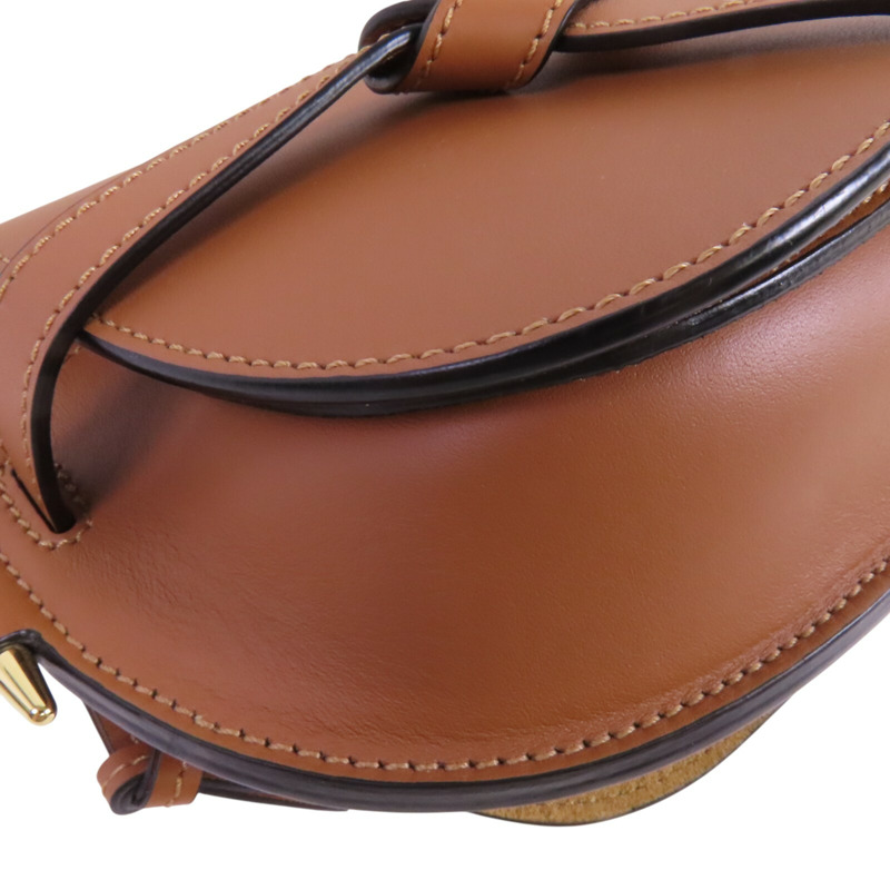 LOEWE 牛皮皮革Mini Gate肩背袋-10