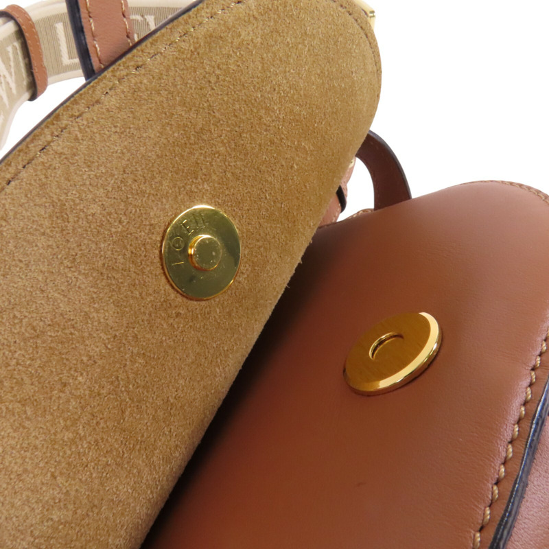 LOEWE 牛皮皮革Mini Gate肩背袋-14