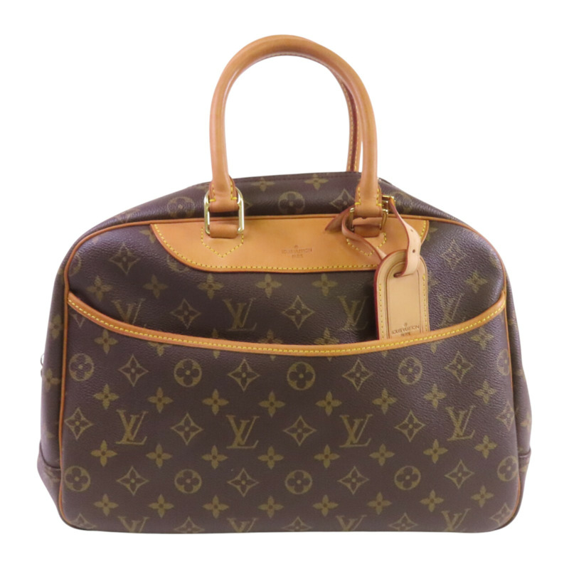 LOUIS VUITTON Monogram Deauville金扣手挽袋-0