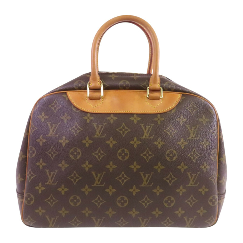 LOUIS VUITTON Monogram Deauville金扣手挽袋-1