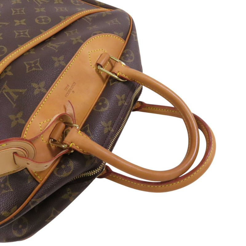 LOUIS VUITTON Monogram Deauville金扣手挽袋-8