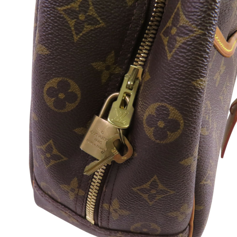 LOUIS VUITTON Monogram Deauville金扣手挽袋-9