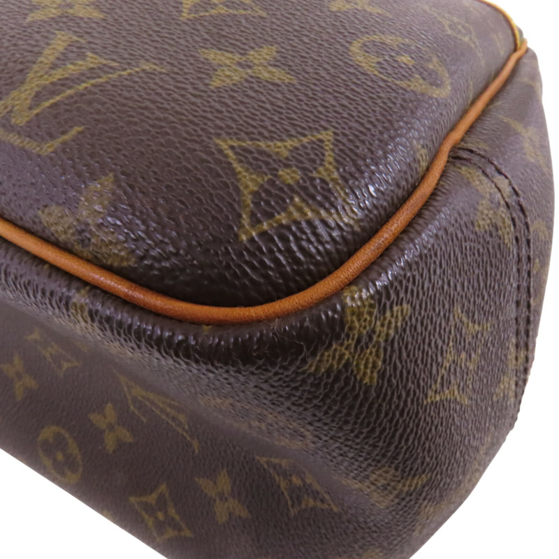 LOUIS VUITTON Monogram Deauville金扣手挽袋-11