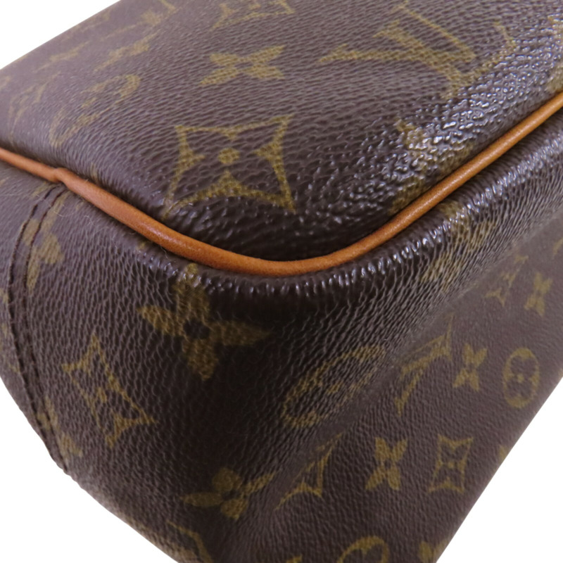 LOUIS VUITTON Monogram Deauville金扣手挽袋-12