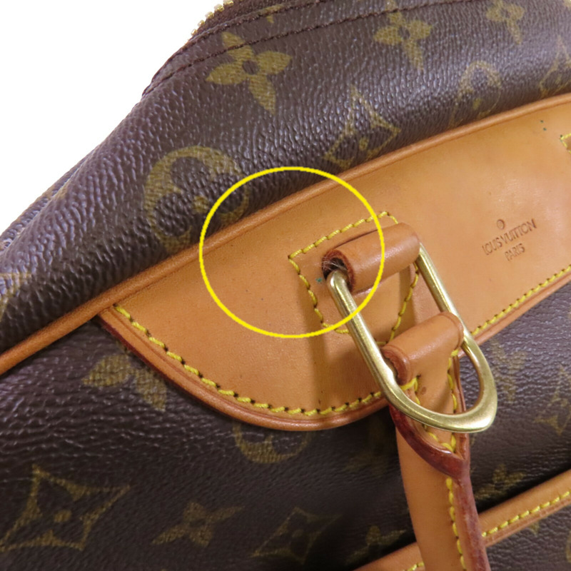 LOUIS VUITTON Monogram Deauville金扣手挽袋-18