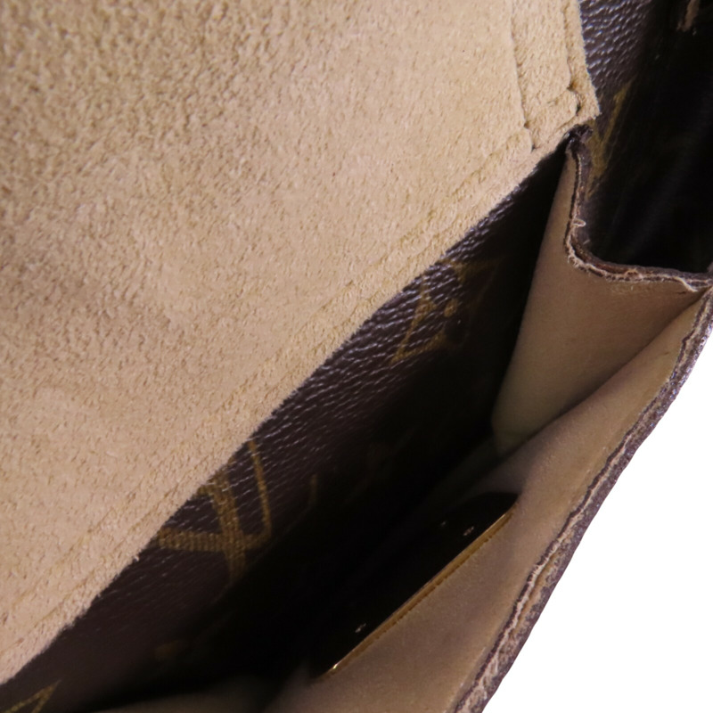 LOUIS VUITTON Monogram Manhttan PM金扣肩背袋-16