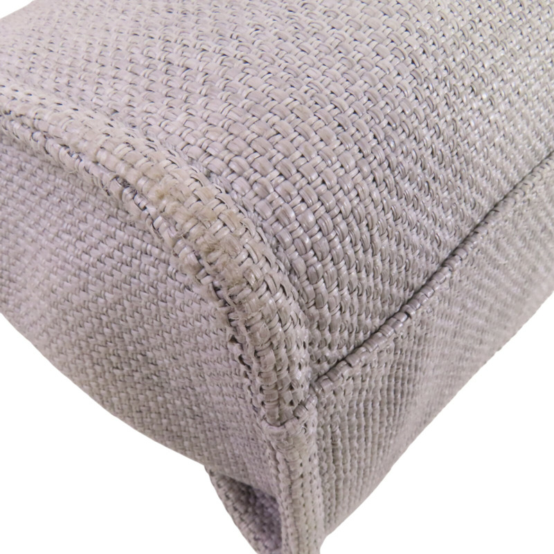 CHANEL 帆布Small Deauville Tote Bag銀扣鏈帶肩背袋-10