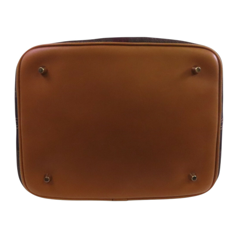 BURBERRY 帆布2Way Shouldre Bag金扣手挽肩背兩用袋-3