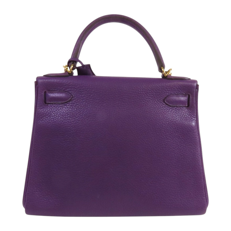 HERMES Togo皮革Kelly 28金扣手挽肩背兩用袋-1