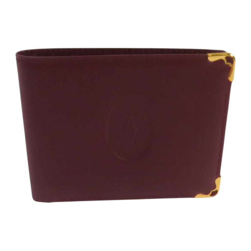 CARTIER 牛皮皮革Short Wallet短錢包-0