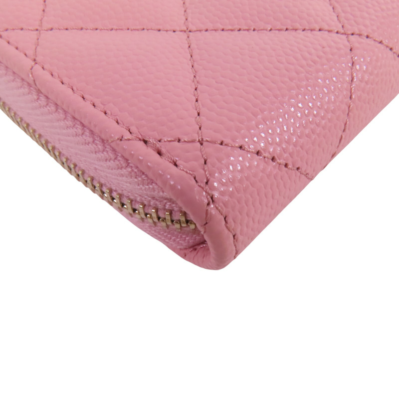 CHANEL 牛皮皮革Coins Card Case金扣零錢卡套-12