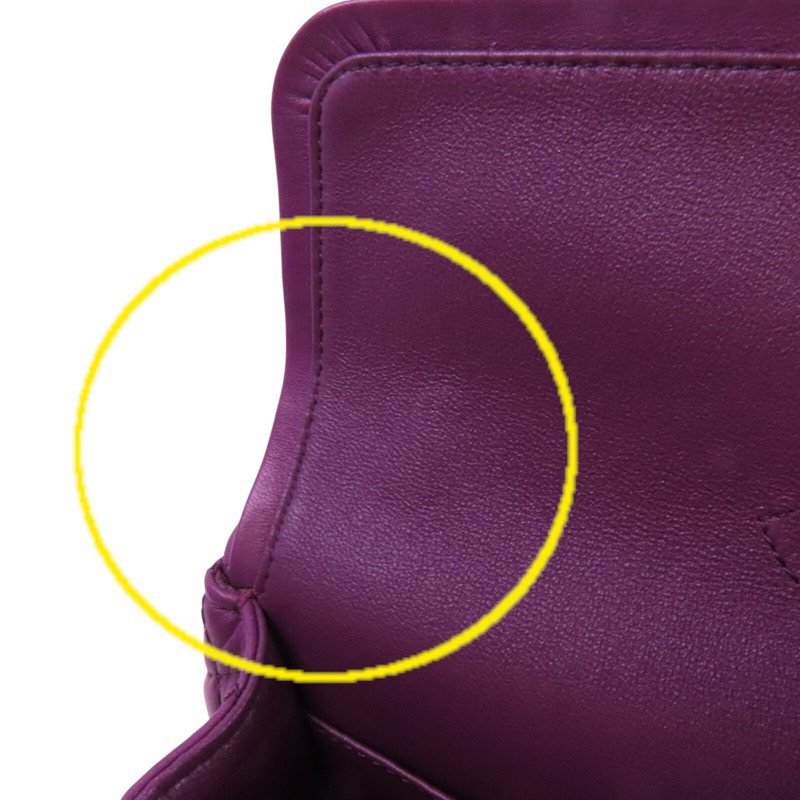 CHANEL 羊皮皮革Classic 25金扣鏈帶肩背袋-19