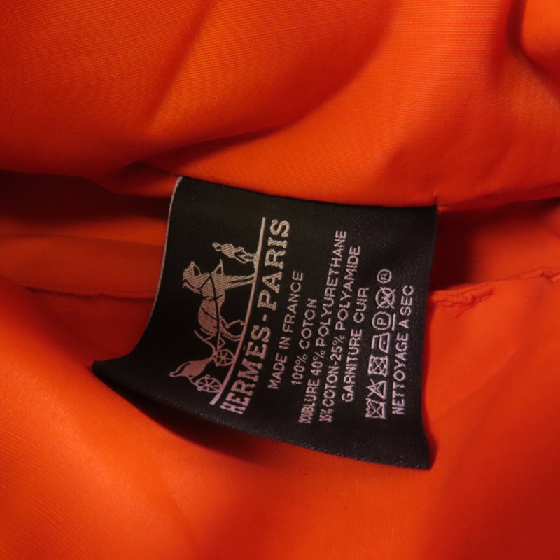 HERMES 帆布Bolide Mini Pouch銀扣手拿包-5