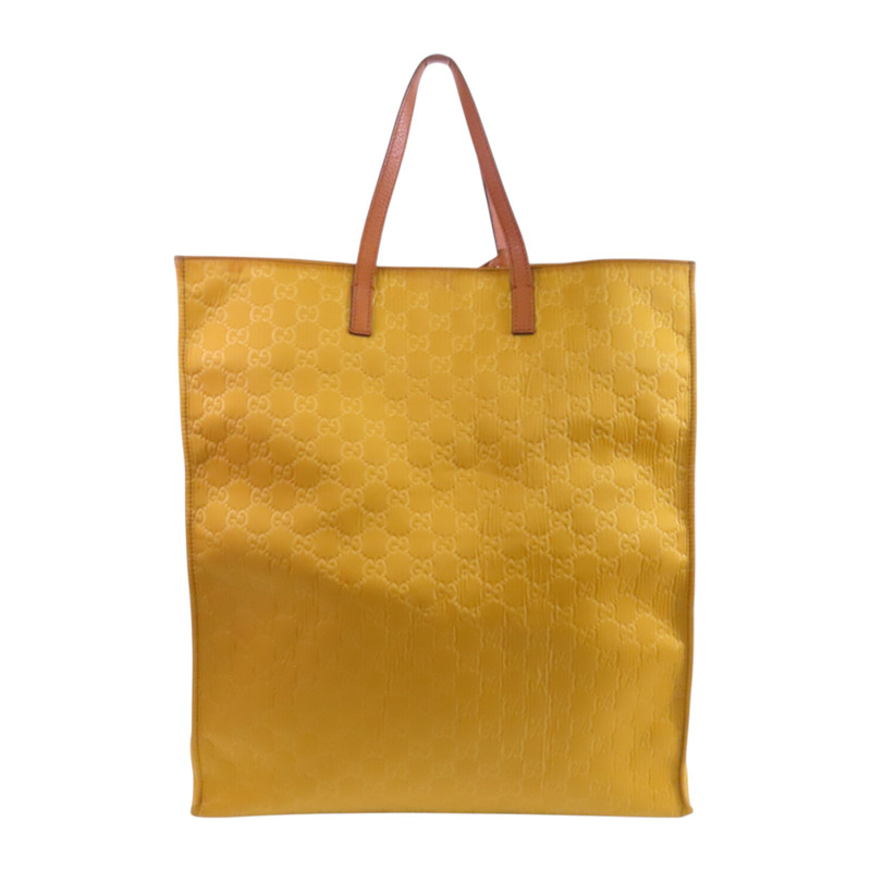 GUCCI 帆布Tote Bag銀扣手挽袋-1