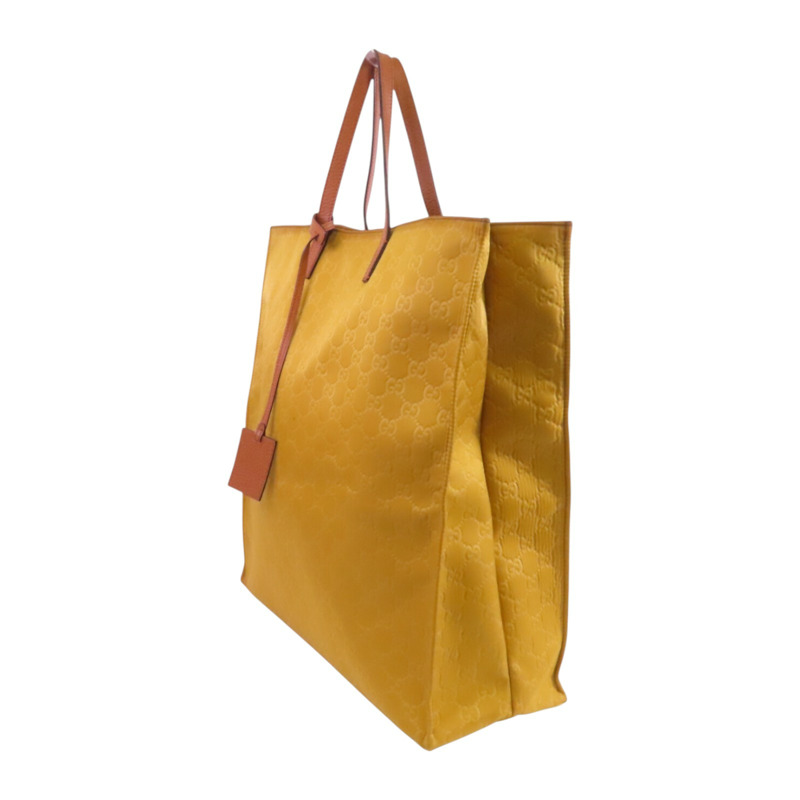 GUCCI 帆布Tote Bag銀扣手挽袋-2